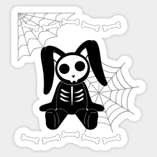 Webs, Bones and Bunnies Sticker